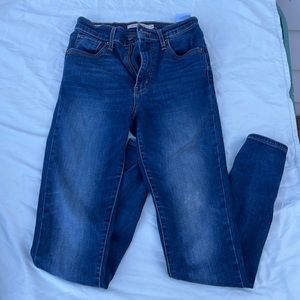 Levi’s Mile High Super Skinny jeans, 25
